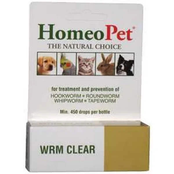 15 mL Homeopet Worm Clear - Healing/First Aid